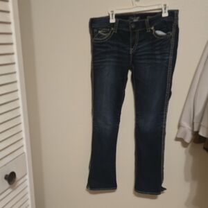 Silver Jeans Dark Blue Boot Cut Denim